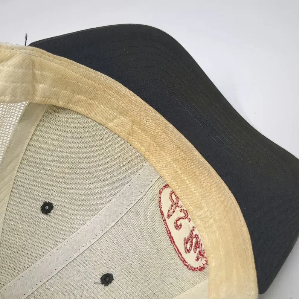 Richardson Trucker Hat Gray One Size Mesh Back Snapback JS Rae Embroidered Logo